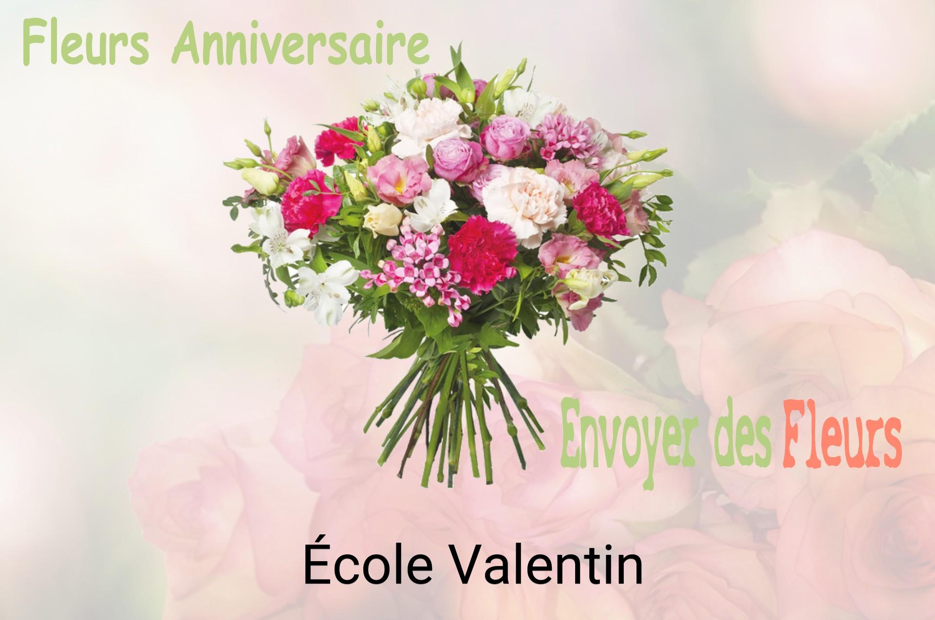 Bouquet de fleurs d’anniversaire livré à École-Valentin